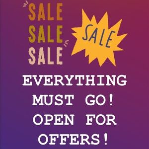 EVERYTHING MUST GO & OPEN TO BUNDLES